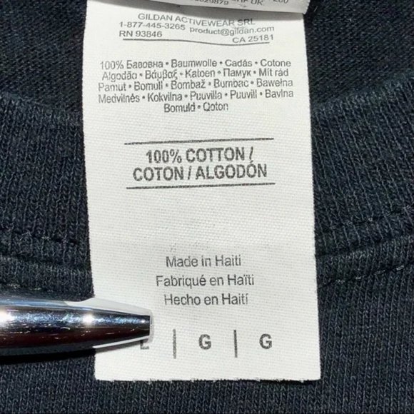 Fearless Tattoos All-Seeing Eye with Rose and Stem Black and Red Graphic Tee - Picture 7 of 7